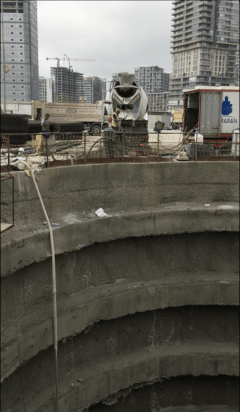 Sanayi alanında hafif köpük beton dolgu uygulaması