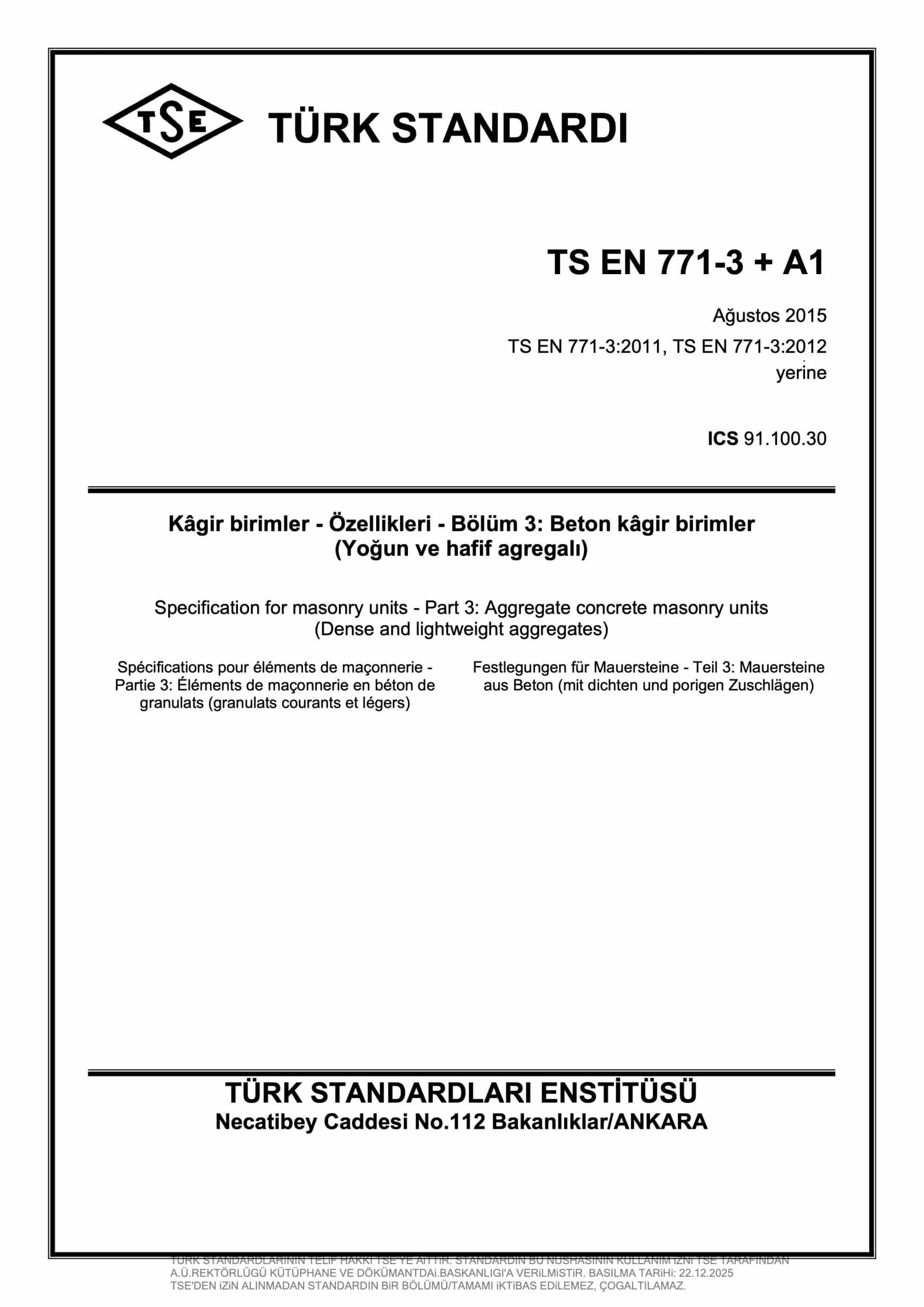 Yeni Nesil Hafif Beton Standartları